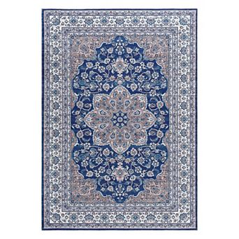 Washable Area Rug, Low-Profile Area Rug, for Living Room, Dinning Room, Soft Accent Bedroom Carpet