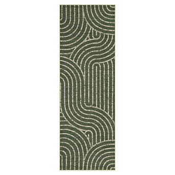 Modern Rainbow Easy Jute Area Rugs, Washable Boho Abstract Natural Contemporary Runners Carpet