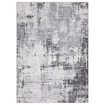 Modern Abstract Area Rugs, Machine Washable Large Soft Non Slip Runner Carpet for Living Room