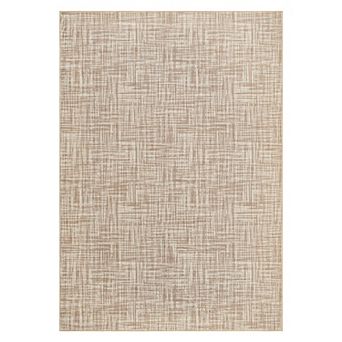 Modern Minimalist Washable Area Rug, Low Pile Non-Slip Stain Resistant Carpet for Indoor Home Decor