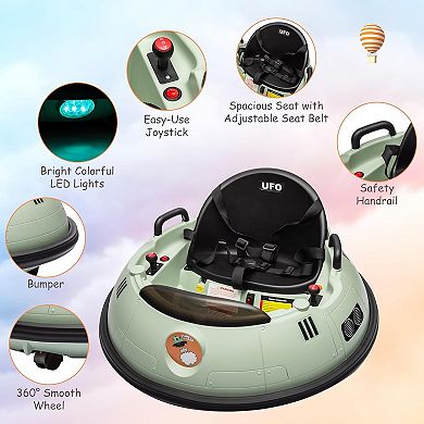 12V Bumper Car 2.2 Mph Max with Remote, Bumping Toy Car WithRemote Control, 360 Degree Spin