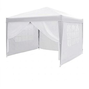10x10ft Pop Up Canopy Tent with 4 Sidewalls, Heavy Duty Waterproof Outdoor Party Tent for Camping