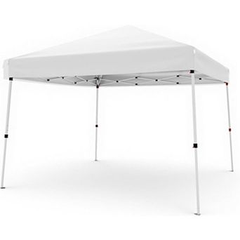 10x10 Pop Up Canopy Tent with Slant Legs Outdoor, Instant Sun Shade Gazebo for Beach Patio Balcony