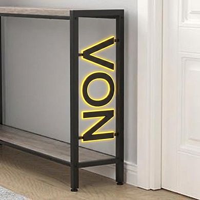2-Tier Narrow Console Sofa Side Table for Entryway Hallway Living Room, Premium Entryway Furniture