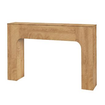 63 in Farmhouse Console Table,Narrow Wood Entryway Table Behind Couch,Slim Rustic Hallway Furniture