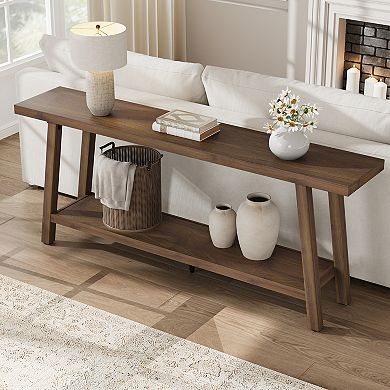 70.87" Extra Long Console Table,Narrow Sofa Table Behind Couch,Farmhouse Entryway Table for Hallway