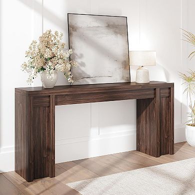 70.9 in Long Entryway Table,Wooden Farmhouse Console Table,Sofa Table Behind Couch Table