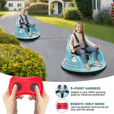 12V Electric Ride On Bumper Car for Toddlers & Kids