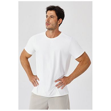 Men's Quick Dry Athletic T-Shirt Crew Neck Short Sleeve Workout Gym Running Tee