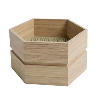 Decorative Garden Planter Box Lattice Pattern Durable Composite for Lawn and Yard