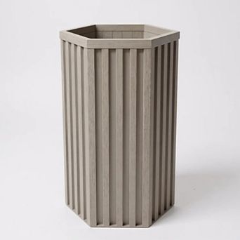 Decorative Garden Planter with Raised Bottom Design Resin for Patio and Yard