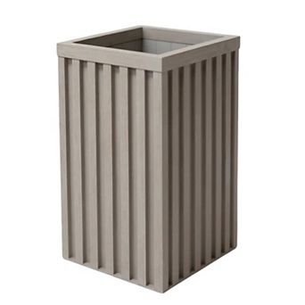 Outdoor Garden Planter Box with Footed Base Durable Composite for Flower Beds