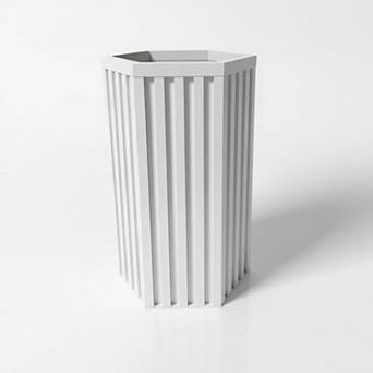 Indoor Outdoor Decorative Planter Smooth Matte Finish Composite for Living Space