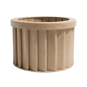 Balcony Planter Box with Easy Grip Handles Lightweight Composite for Railings