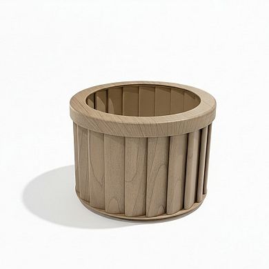 Balcony Planter Box with Easy Grip Handles Lightweight Composite for Railings