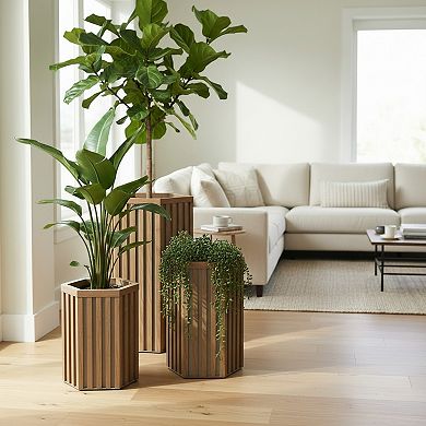Outdoor Balcony Planter Compact Rectangular Design Resin for Small Spaces