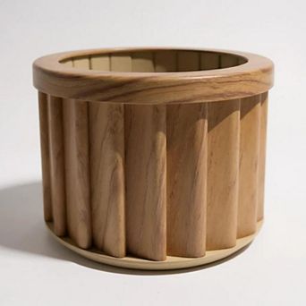 Outdoor Decorative Planter Pot UV Resistant Finish Heavy Duty Resin for Garden