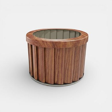 Outdoor Decorative Planter Pot UV Resistant Finish Heavy Duty Resin for Garden
