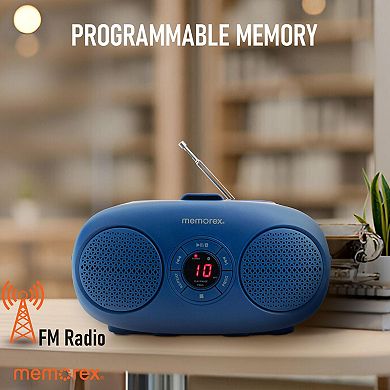 Memorex MX-BCD20 Bluetooth AM/FM CD Player Boombox