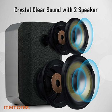 Memorex MCD200 Bluetooth CD Micro System with FM Radio
