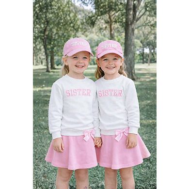 Girls Sister Crewneck Sweatshirt