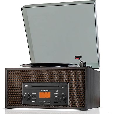 Memorex MX-TT700 7-in-1 Nostalgic Wooden Music Center