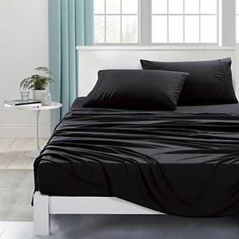 Black Bed Sheet Set