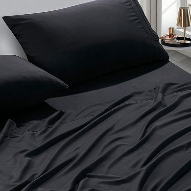 Black Bed Sheet Set