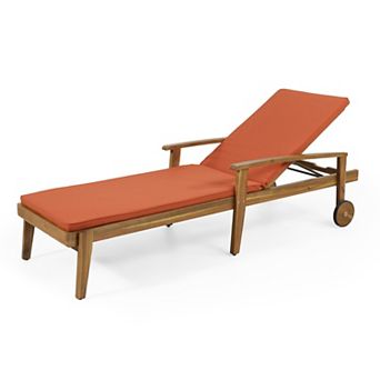 Patio Chaise Lounge Reclining Adjustable Backrest For Backyard Garden