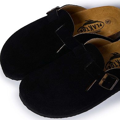 Plakton Women's Clog in Suede Blogg