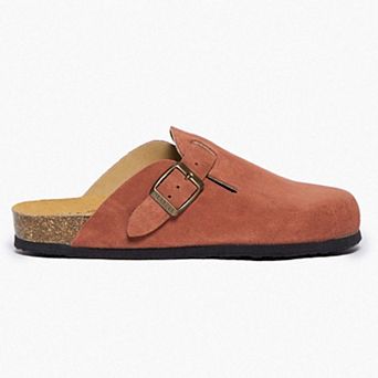 Plakton Women's Clog in Suede Blogg