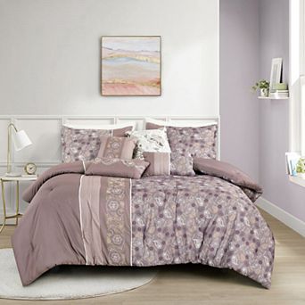 Paisley and Floral Comforter Set