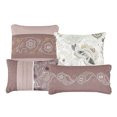 Paisley and Floral Comforter Set