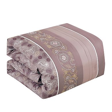 Paisley and Floral Comforter Set