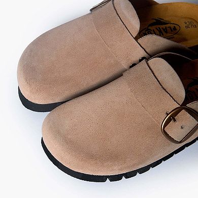 Plakton Women's Clog in Suede Bell