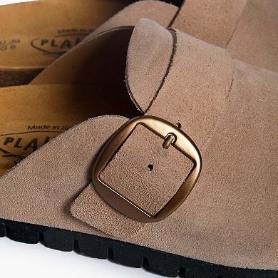 Plakton Women's Clog in Suede Bell