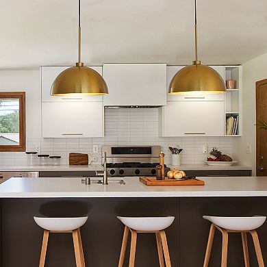 Double Pendant Ceiling Light with Industrial Metal Frame for Kitchen and Dining