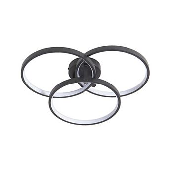 LED Flush Mount Ceiling Light with Slim Profile for Living Room and Bedroom
