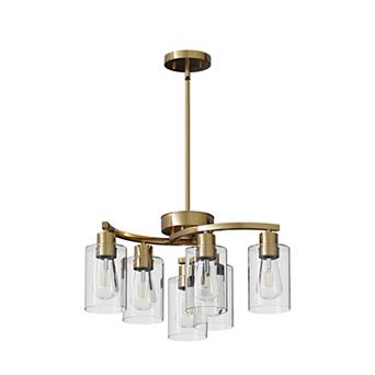 Metal Pendant Lighting with Adjustable Cable for Dining Room and Stairwell