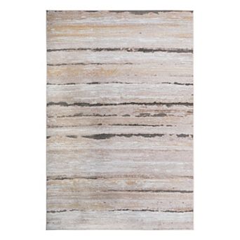 Area Rug Washable Non-Slip Stain Resistant Low-Pile Indoor Rug for Living Room and Bedroom