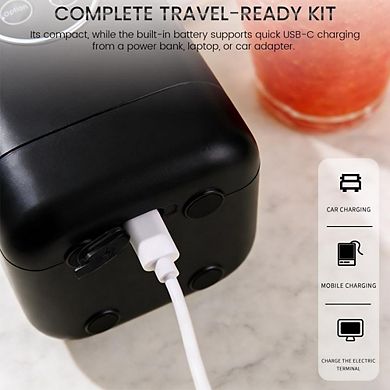 Portable Personal Blender, USB Rechargeable, 12-Blade Mini Smoothie Blender