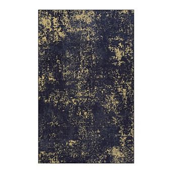 Area Rug Washable Non-Shedding Low-Pile Indoor Floor Carpet for Living Room and Bedroom