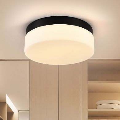 LED Flush Mount Ceiling Lighting Round Shape for Kitchen and Laundry Room