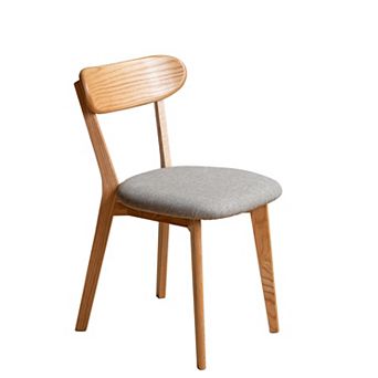 Dining Chair Farmhouse Adaptable Build Solid Oak Wood Material Kitchen Daily Seating