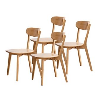 Dining Chair Daily Scenario Matching Solid Oak Wood Material Farmhouse Kitchen Space