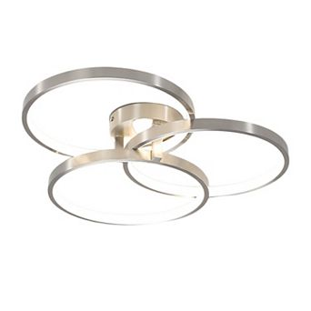 Circular LED Ceiling Light with Dimmable Function for Bedroom and Home Office