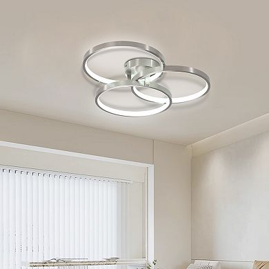 Circular LED Ceiling Light with Dimmable Function for Bedroom and Home Office