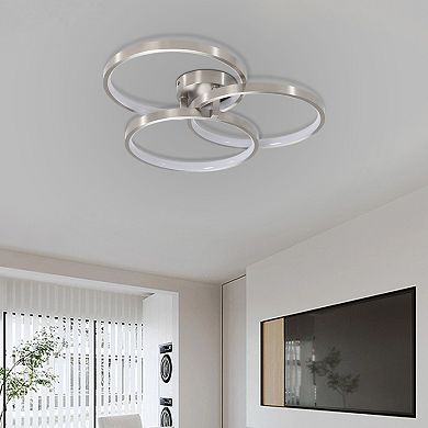 Circular LED Ceiling Light with Dimmable Function for Bedroom and Home Office