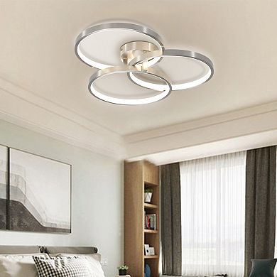 Circular LED Ceiling Light with Dimmable Function for Bedroom and Home Office