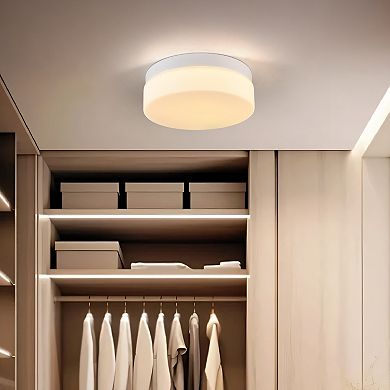 LED Flush Mount Ceiling Light with Energy Saving Dimmable Lighting for Bedroom